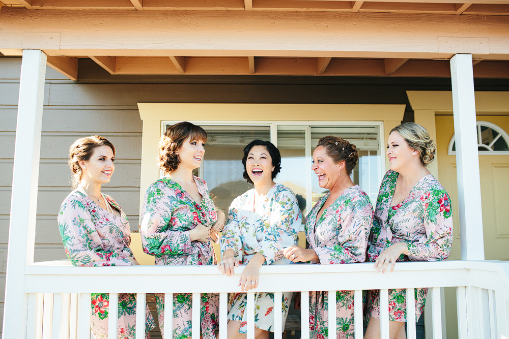 This is a photo of Helen and her brides maids.