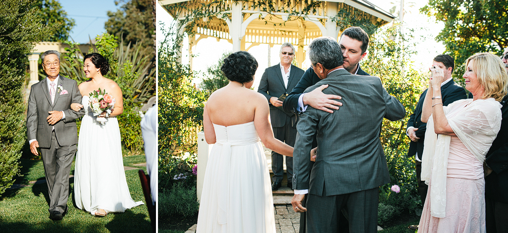 These are photos of Helen walking down the aisle.