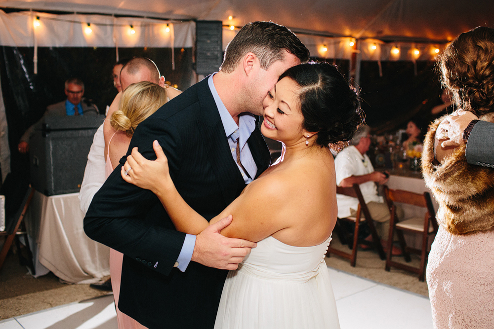 Helen and Rocco are cutting a rug at their reception!