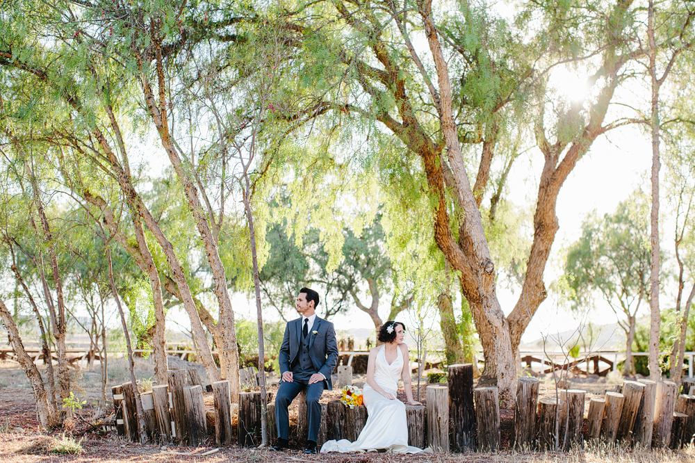 This is a portrait of Rachel and Jeremiah after their ceremony.