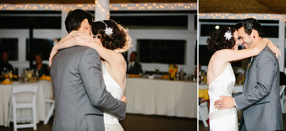 These are first dance photos from the reception.