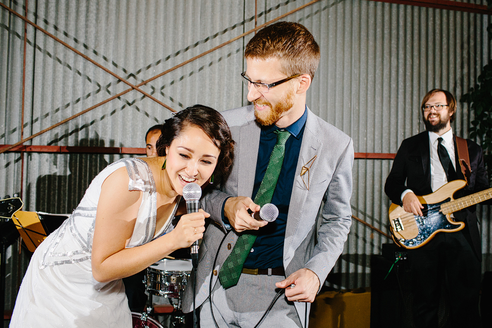 Resa and Drew sang together! That is probably the cutest thing in wedding history.