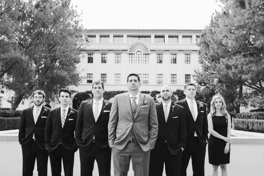 This is a photo of the groom and groomsmen.