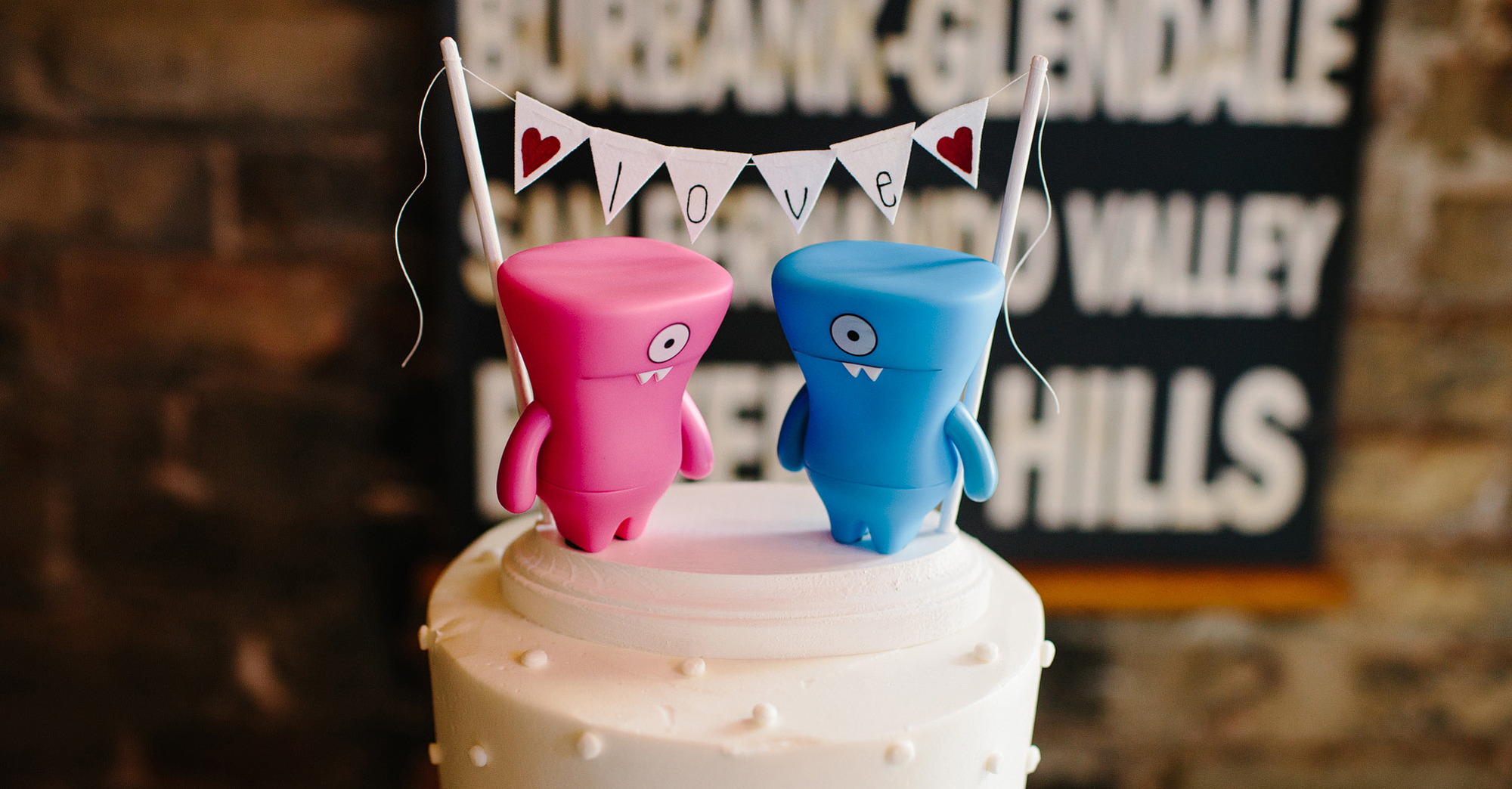This cake topper just warms our hearts.