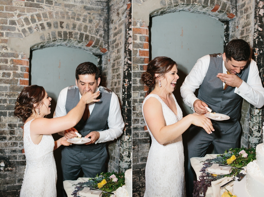 These are photos from the cake cutting.