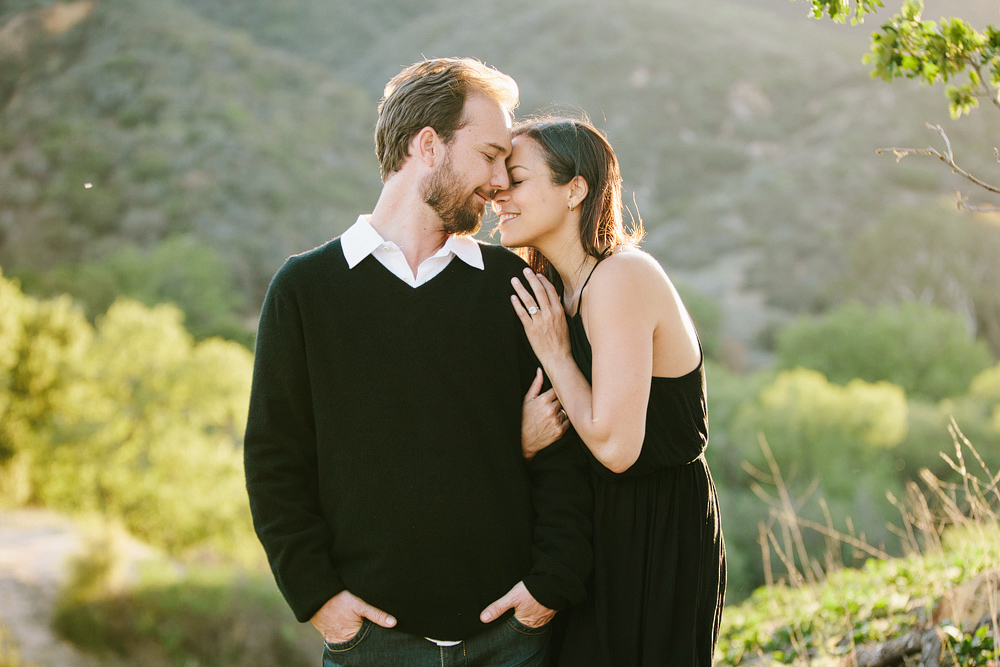 Malibu Hills Engagement Photography: Daphnee + Grady