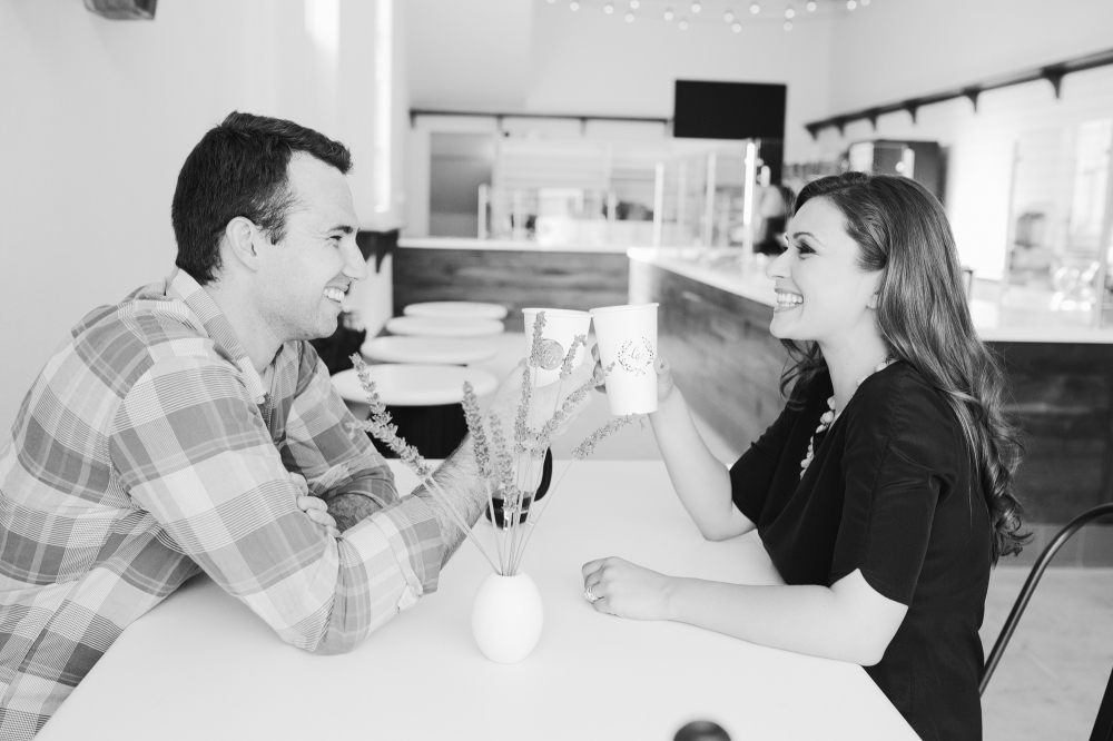 Pasadena Coffee House Engagement Session