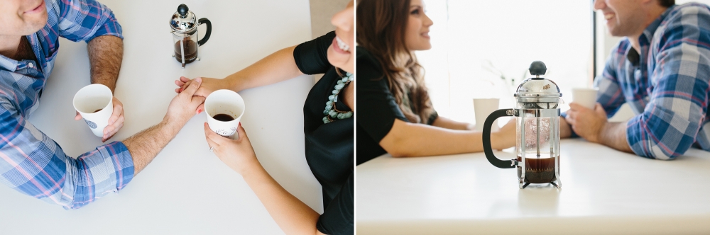 Pasadena Coffee House Engagement Session