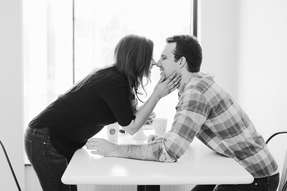 Pasadena Coffee House Engagement Session