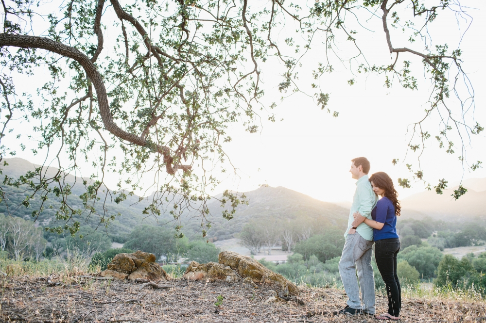 Paramount Ranch Malibu hills engagement photography