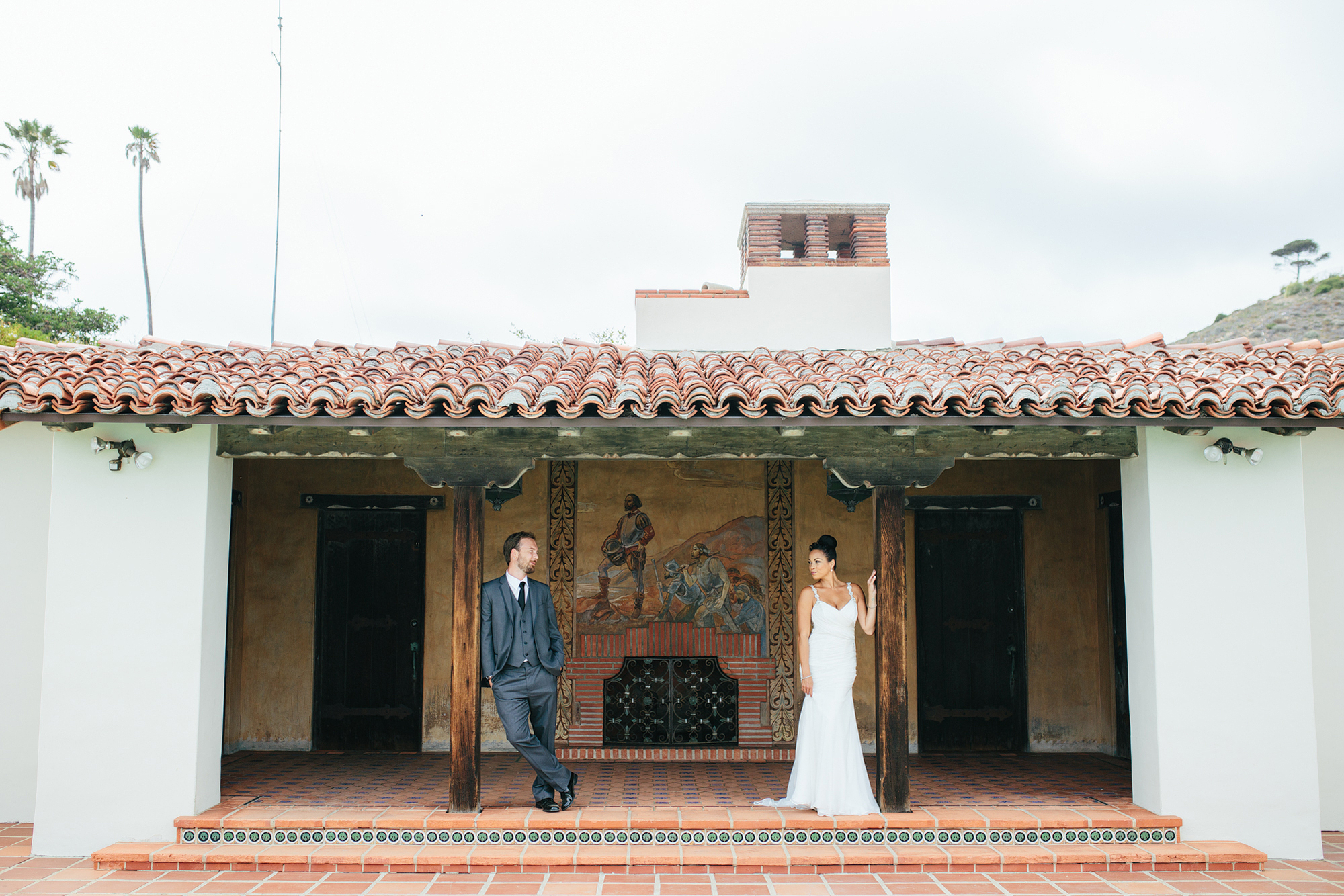 Adamson House wedding: Daphnee + Grady