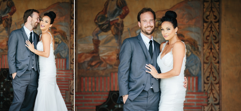 Adamson House wedding: Daphnee + Grady