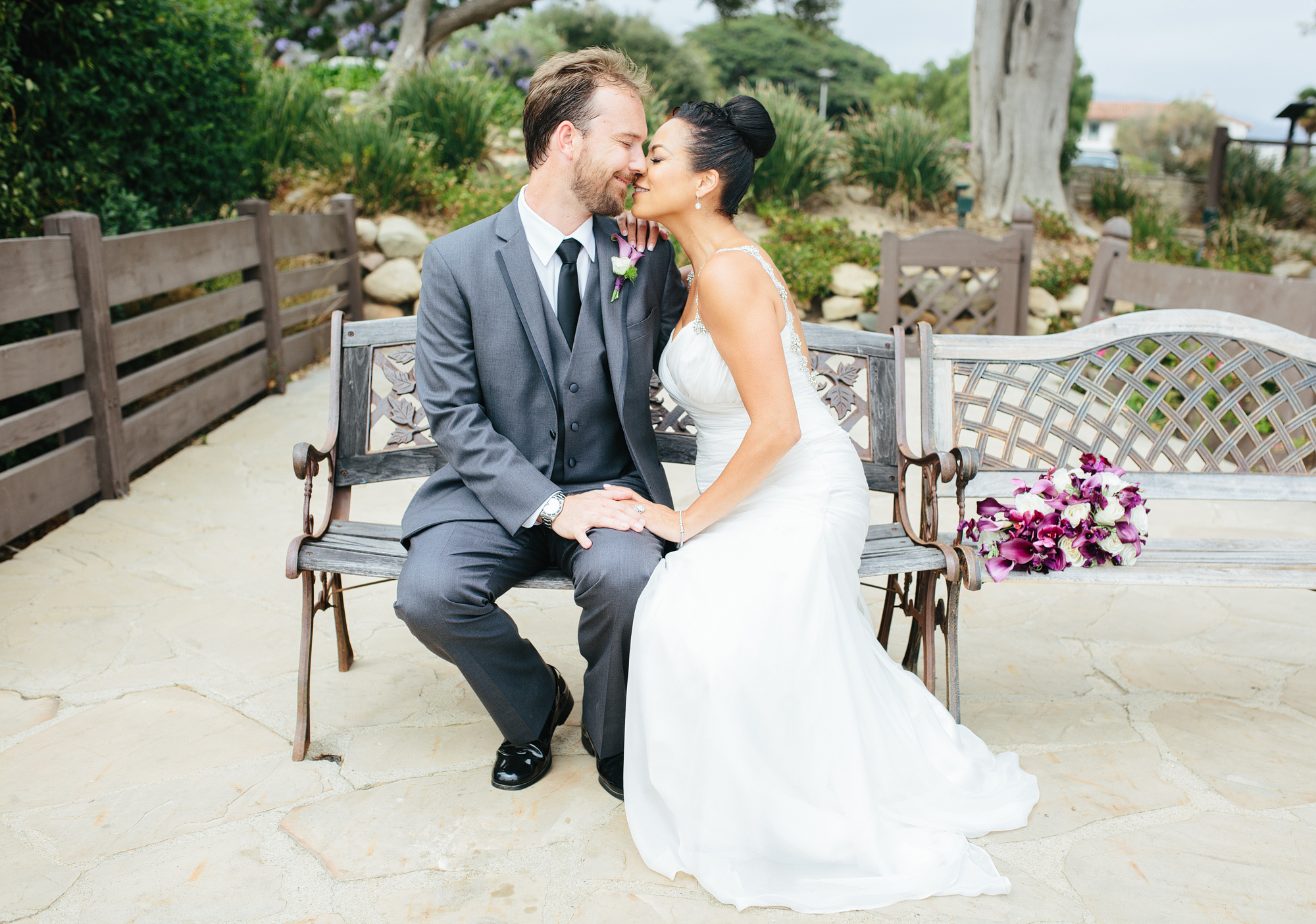 Adamson House wedding: Daphnee + Grady