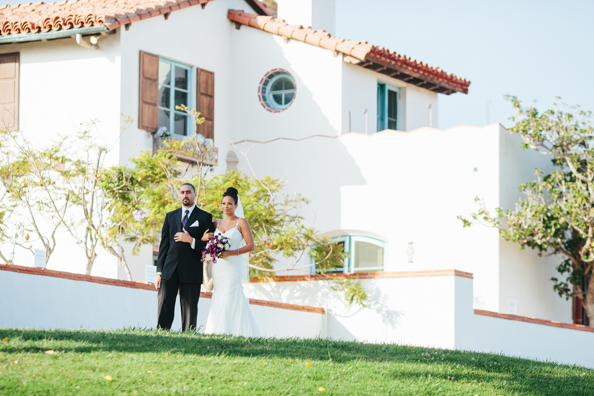 Adamson House wedding: Daphnee + Grady