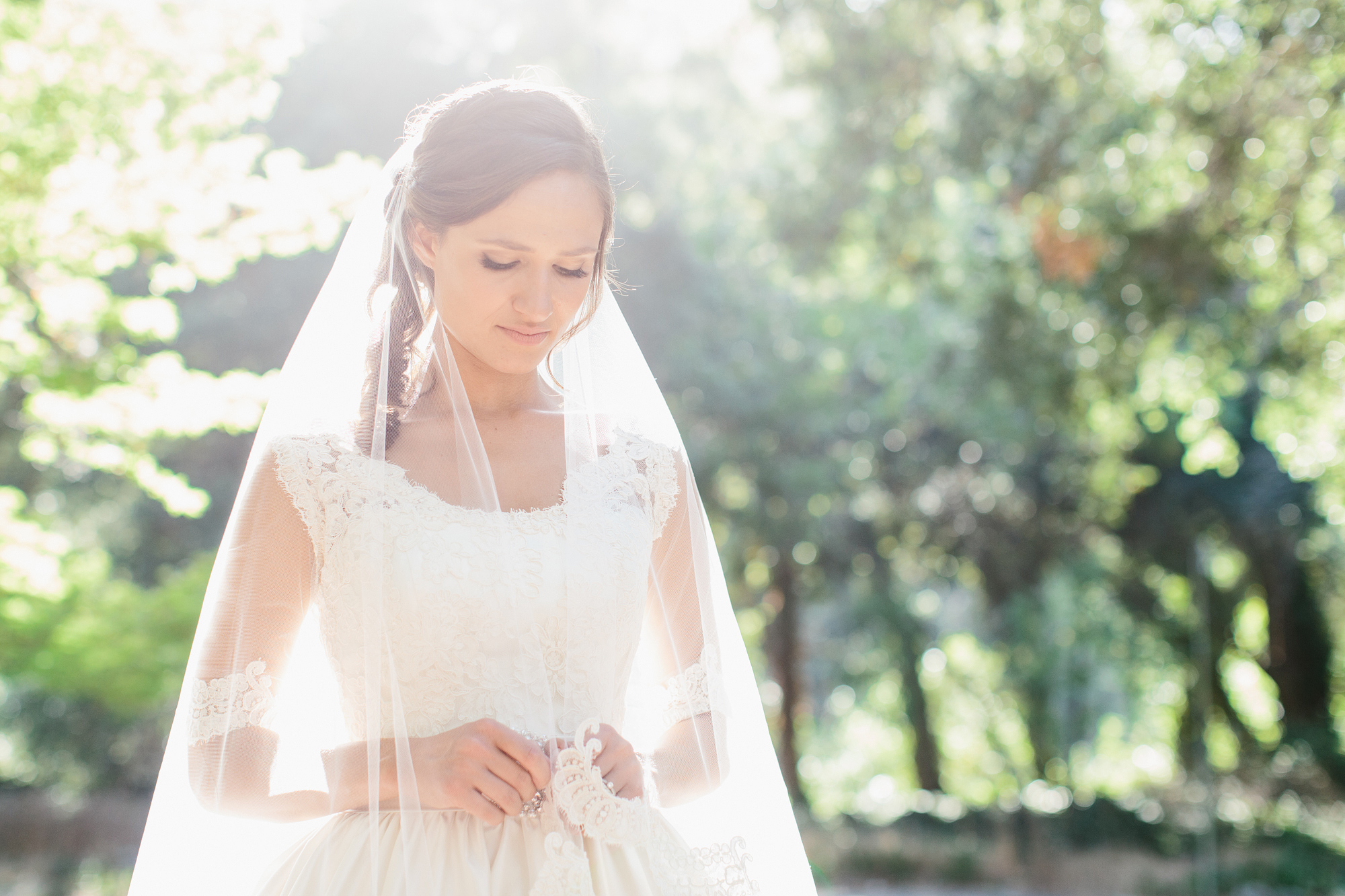 This is a photo of Annie in some beautiful light.