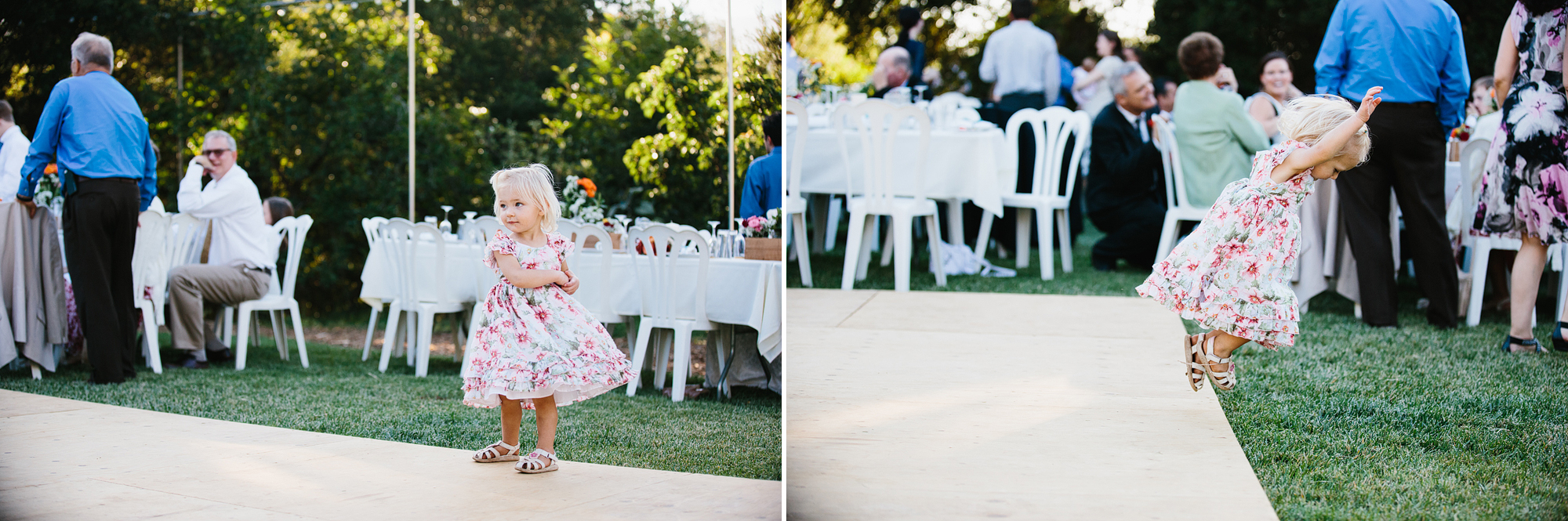 Look at this cute little girl on the danec floor!