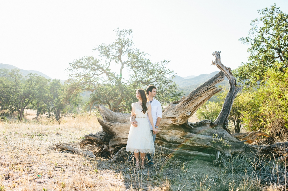 rustic and sweet California engagement: Haley + Matt