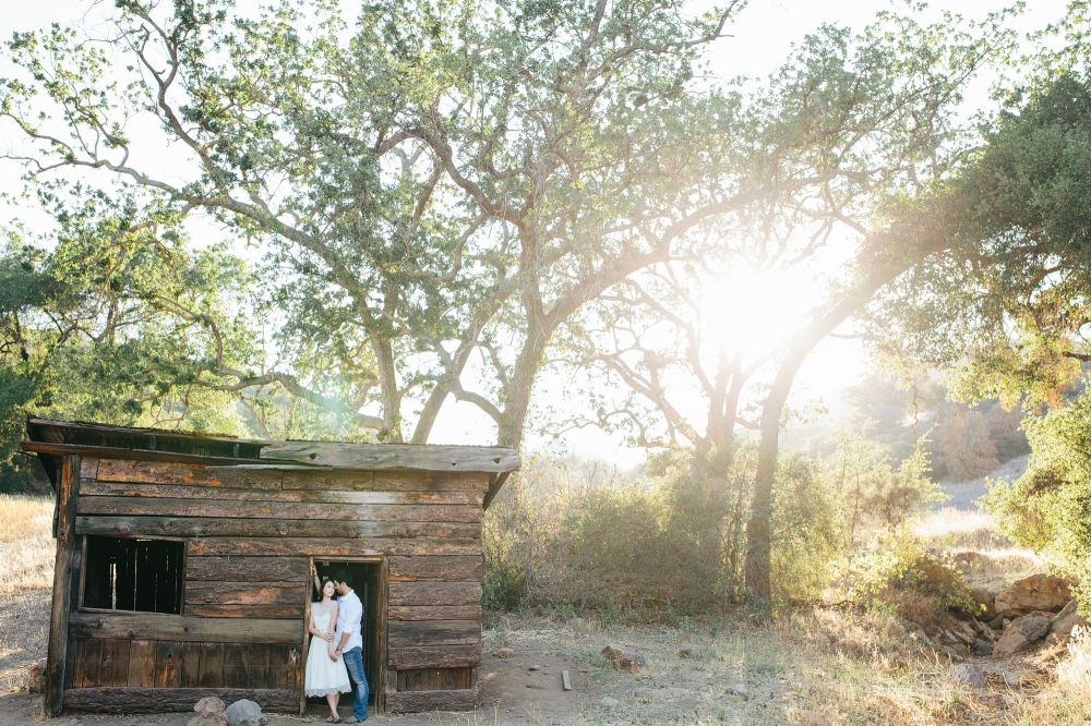 rustic and sweet California engagement: Haley + Matt