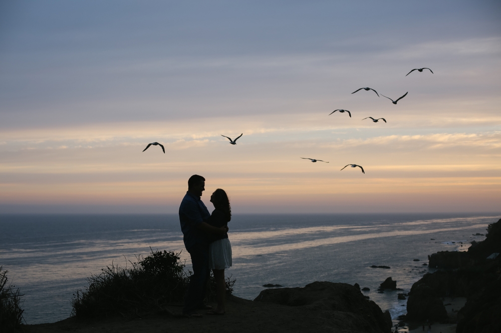 Malibu Beach Engagement Photographer