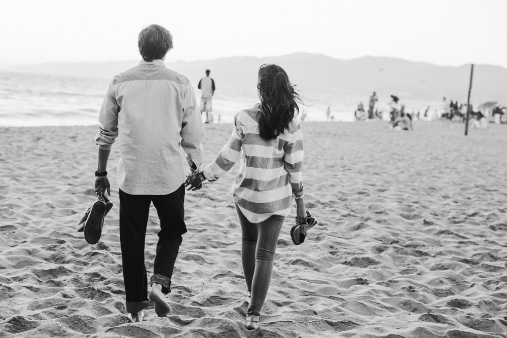 Santa Monica Engagement Photos: Mariana + Matt