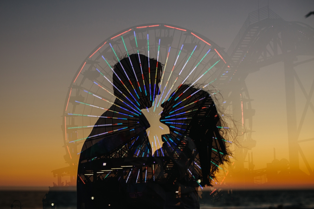 Santa Monica Engagement Photos: Mariana + Matt