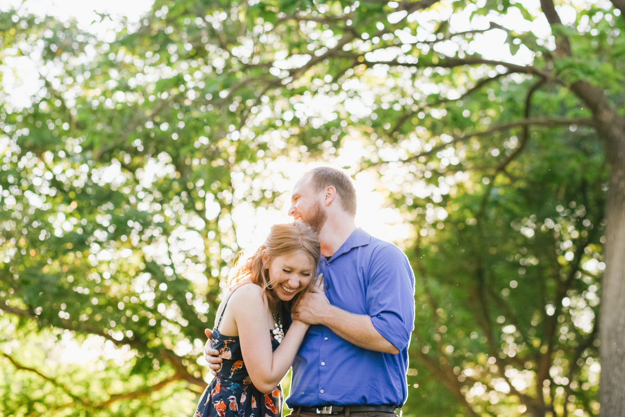 Tonya and Nick having a good time during their engagement session. 
