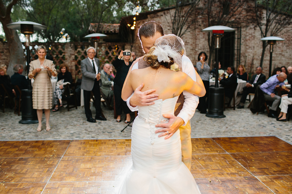 This is a sweet moment during the first dance between Ewa and Chris.