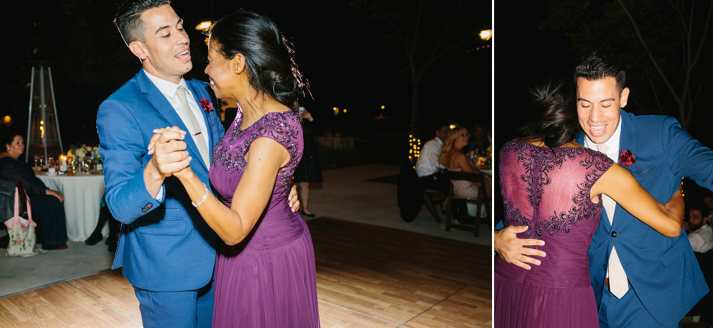 Here are photos of the mother son dance. 