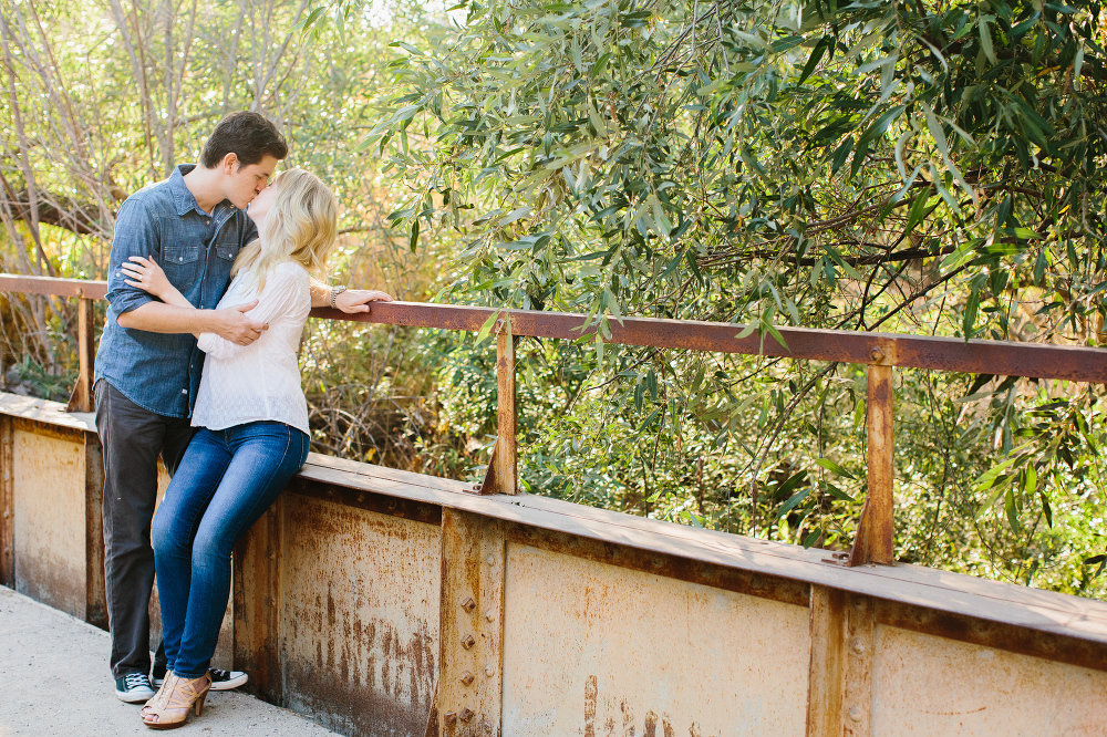 The first half of the engagement session was in the Malibu Hills. 