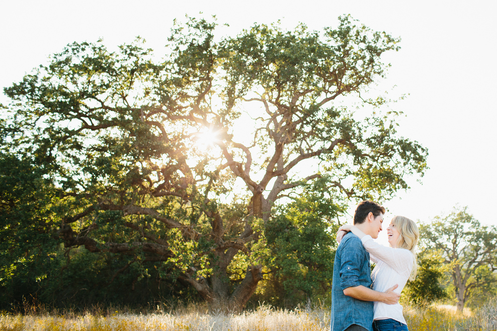 Here is a cute photo of the couple laughing. 