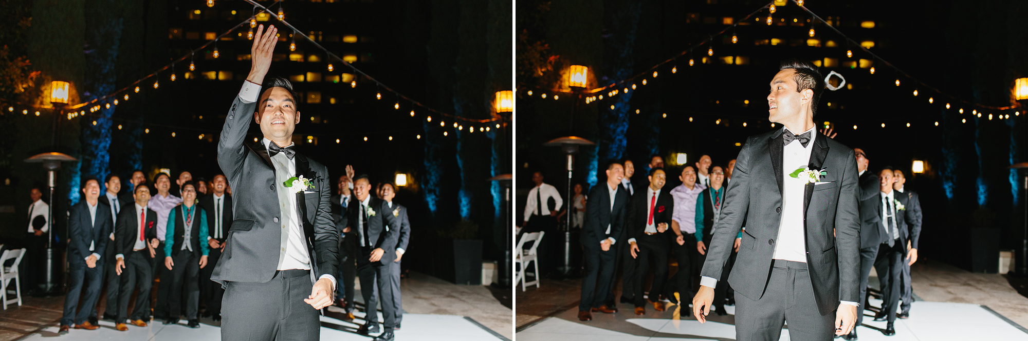 Will tossing the garter. 