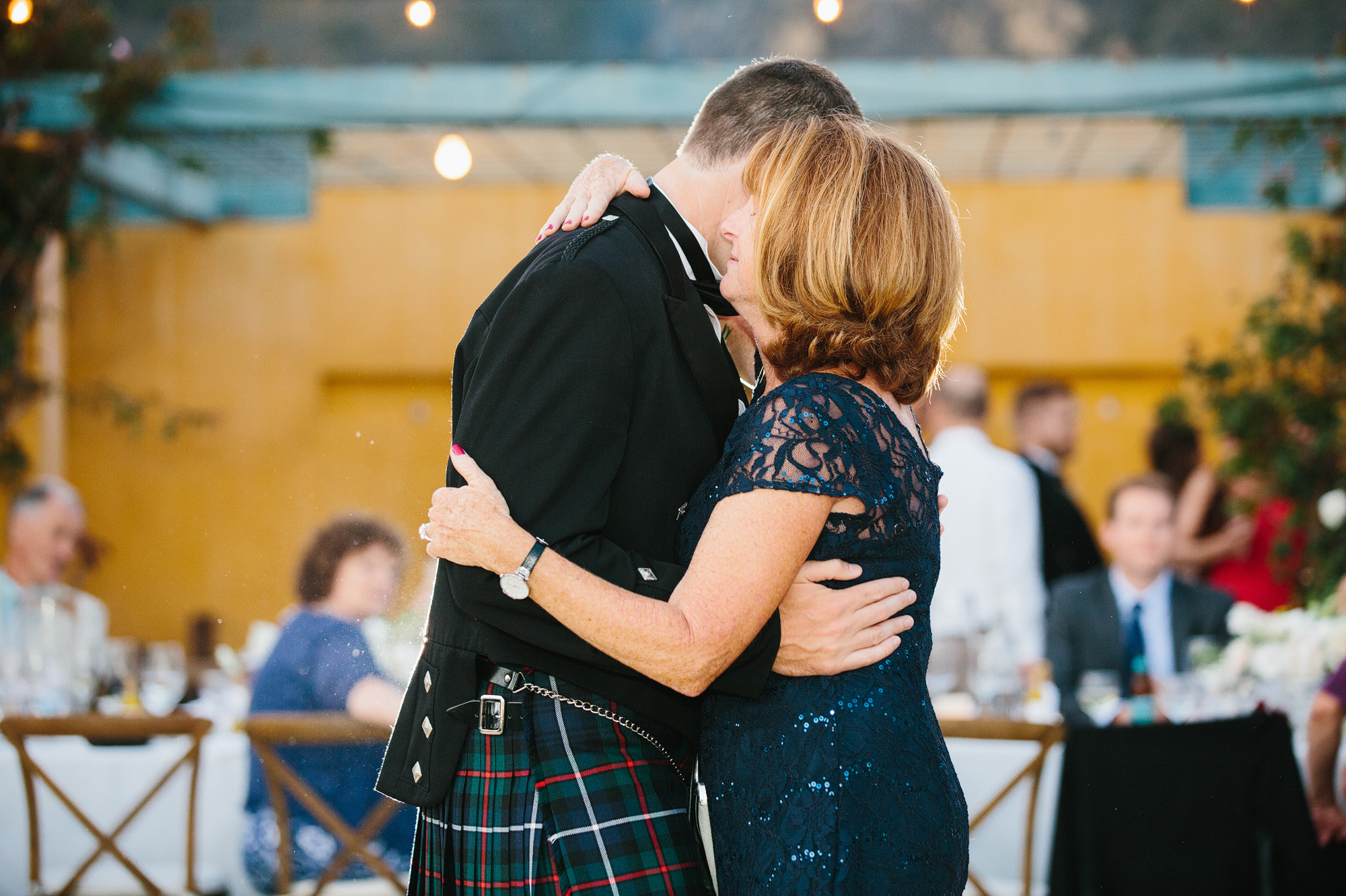 The mother son dance. 