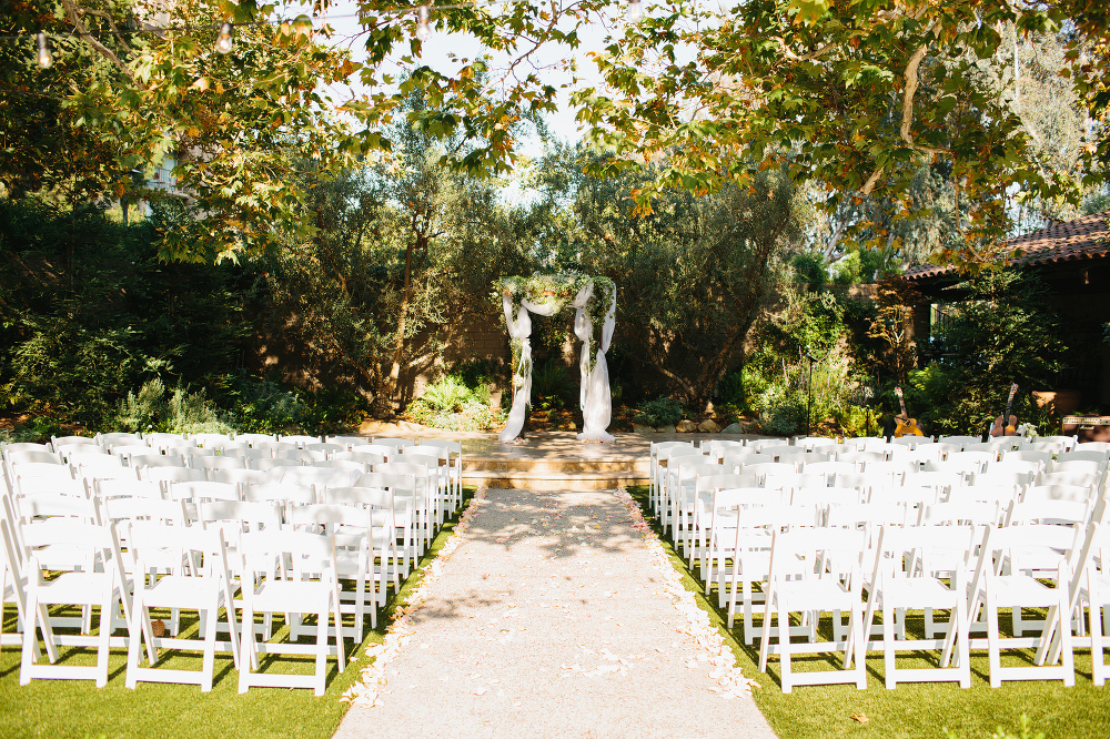 The ceremony site. 