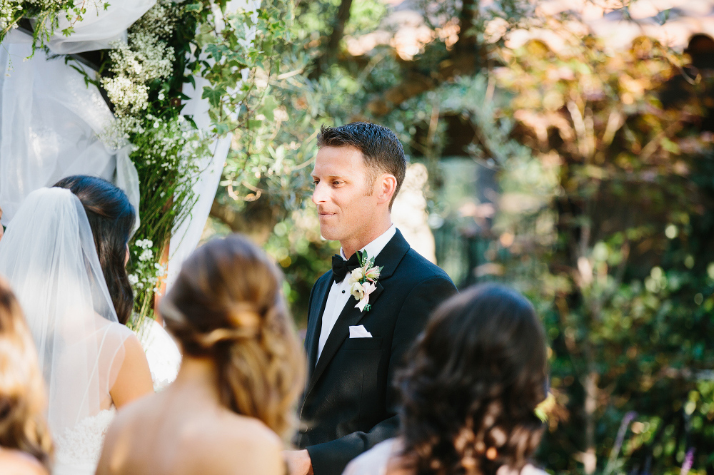 A photo of Andrew during the ceremony. 