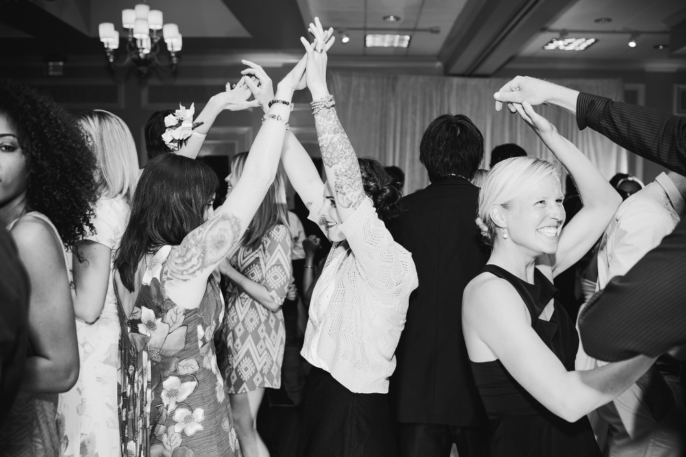 Dancing during the reception. 