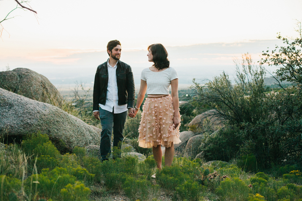 A beautiful view during the couple