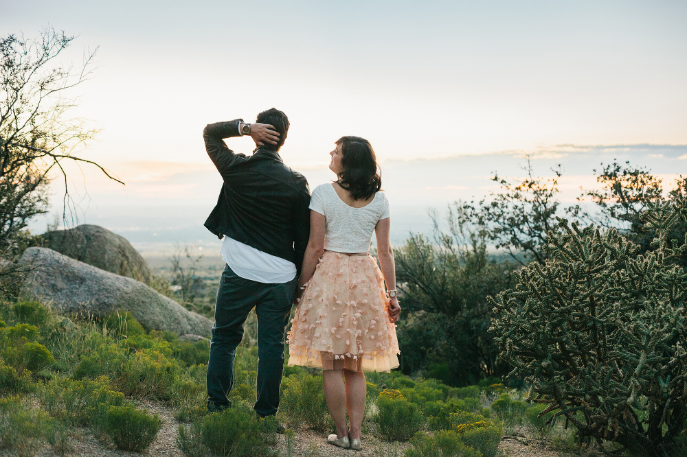 Jacqueline and Chris enjoying the view. 