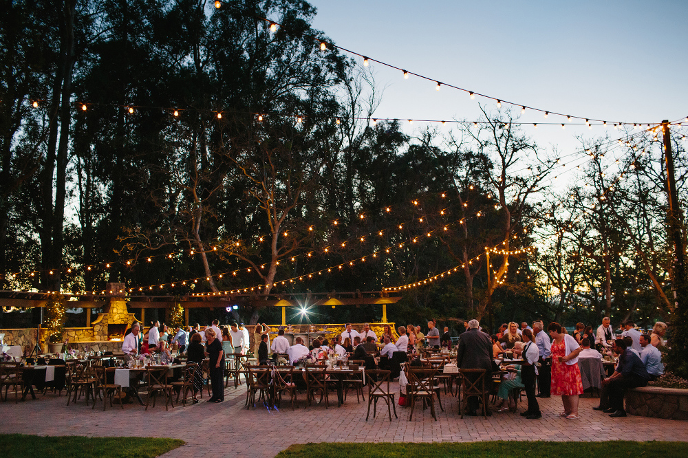 The reception site at Walnut Grove. 