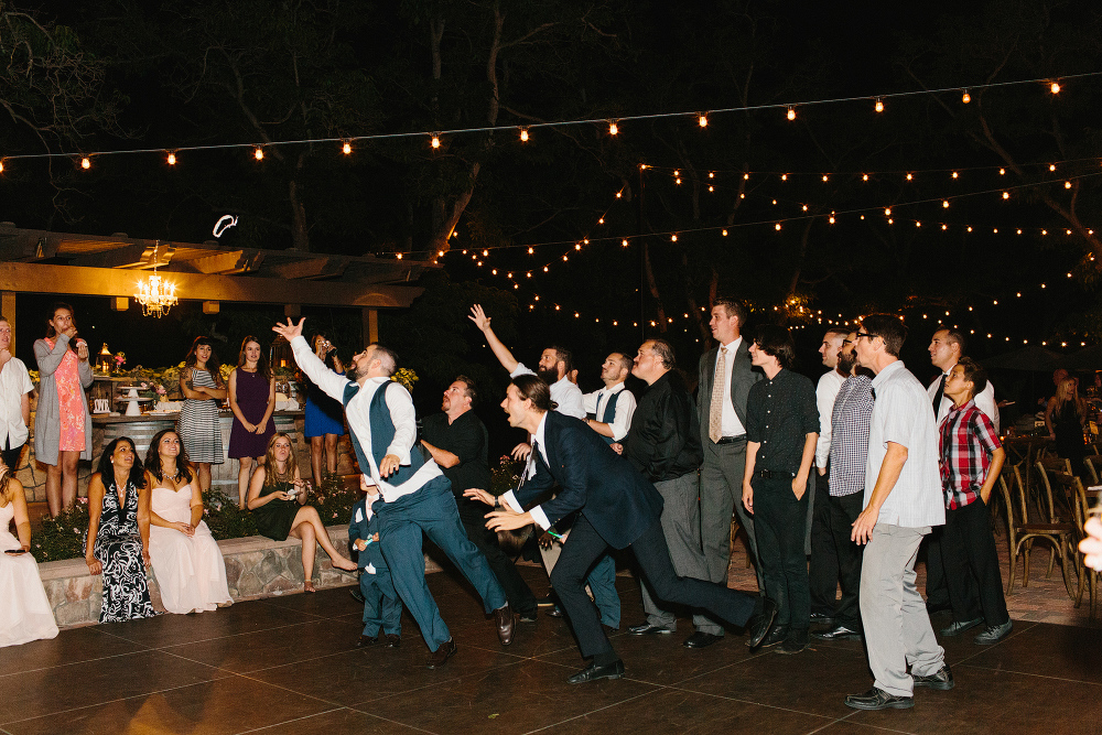 The garter toss. 