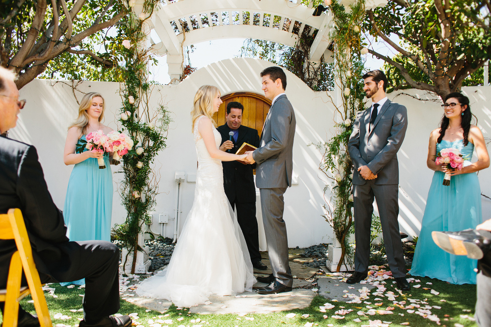 The ceremony at Verandas Beach House. 