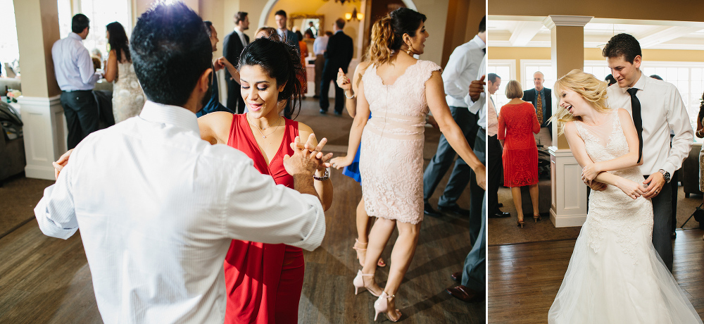 Dancing during the reception. 