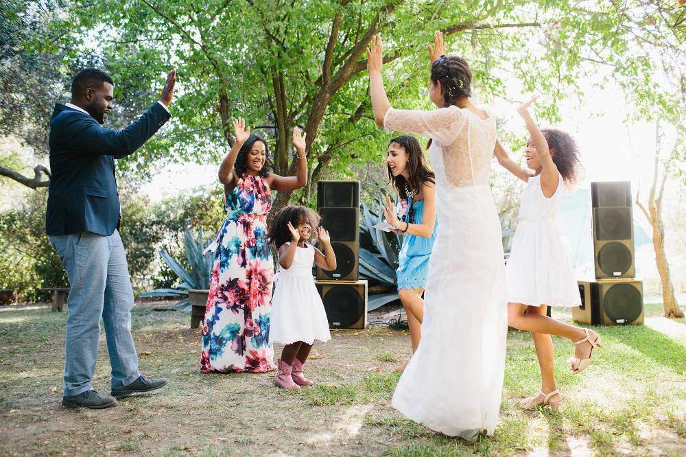 Dancing during the reception. 