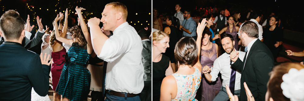 Guests dancing during the reception. 