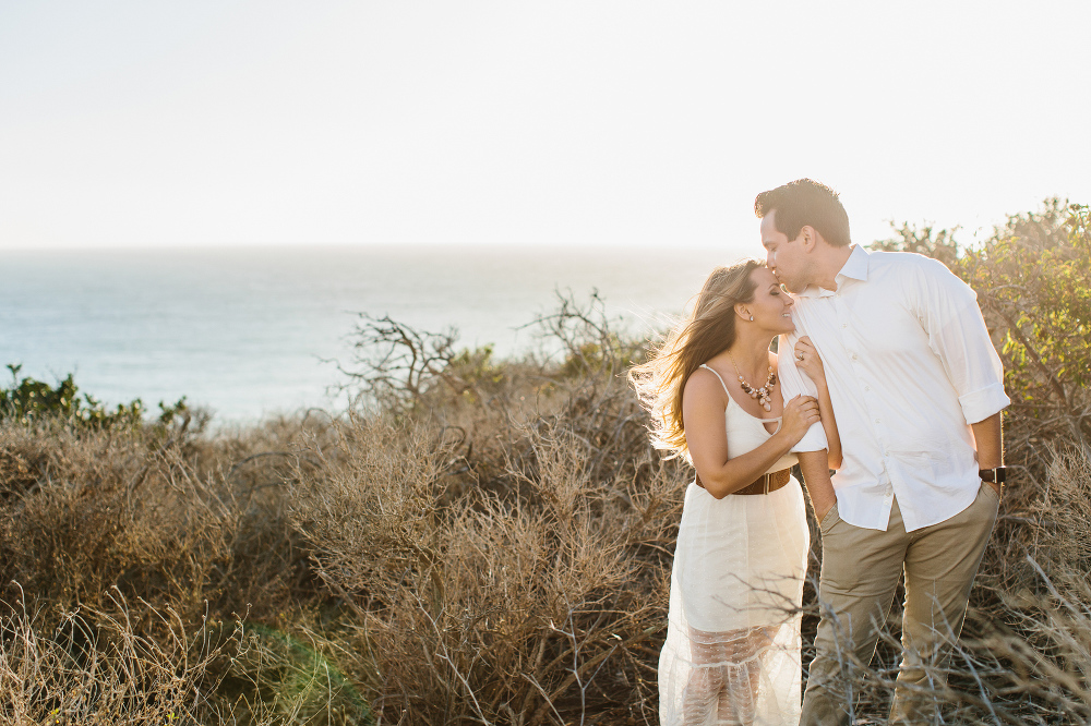 Vanessa and Steven in wild fields. 