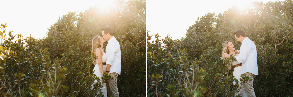 Steven and Vanessa dancing in the trees. 