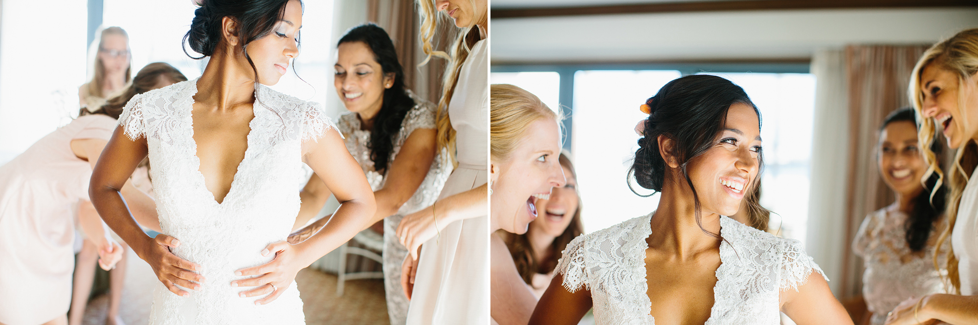 Beautiful photos of the bride getting ready. 