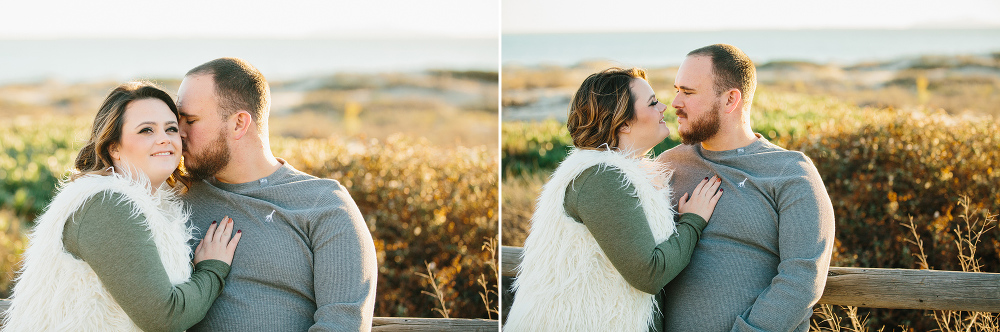 The couple at the Ventura Beach. 