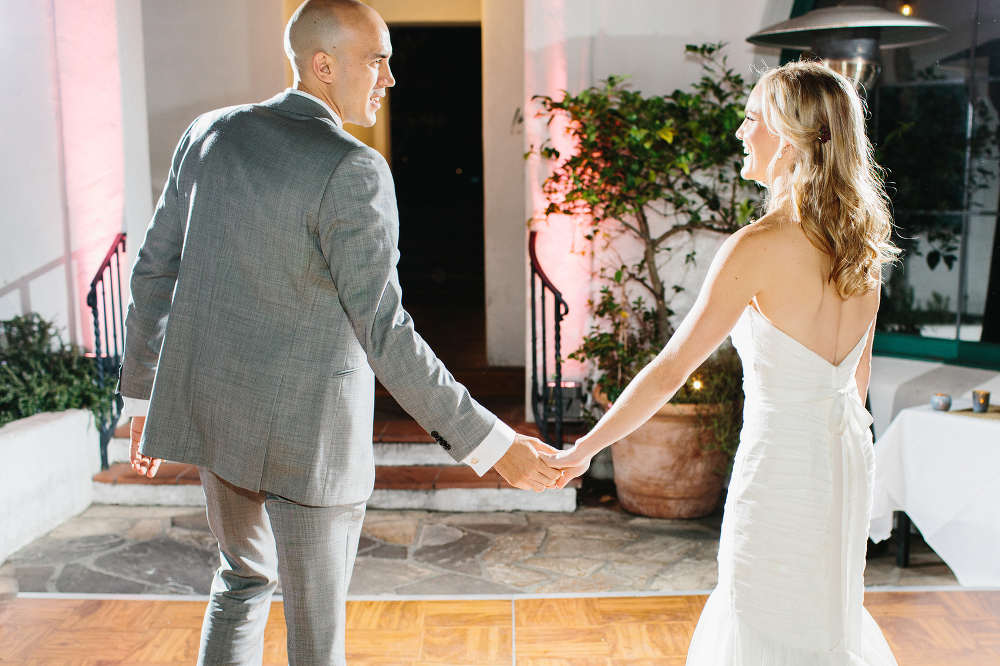 The bride and groom