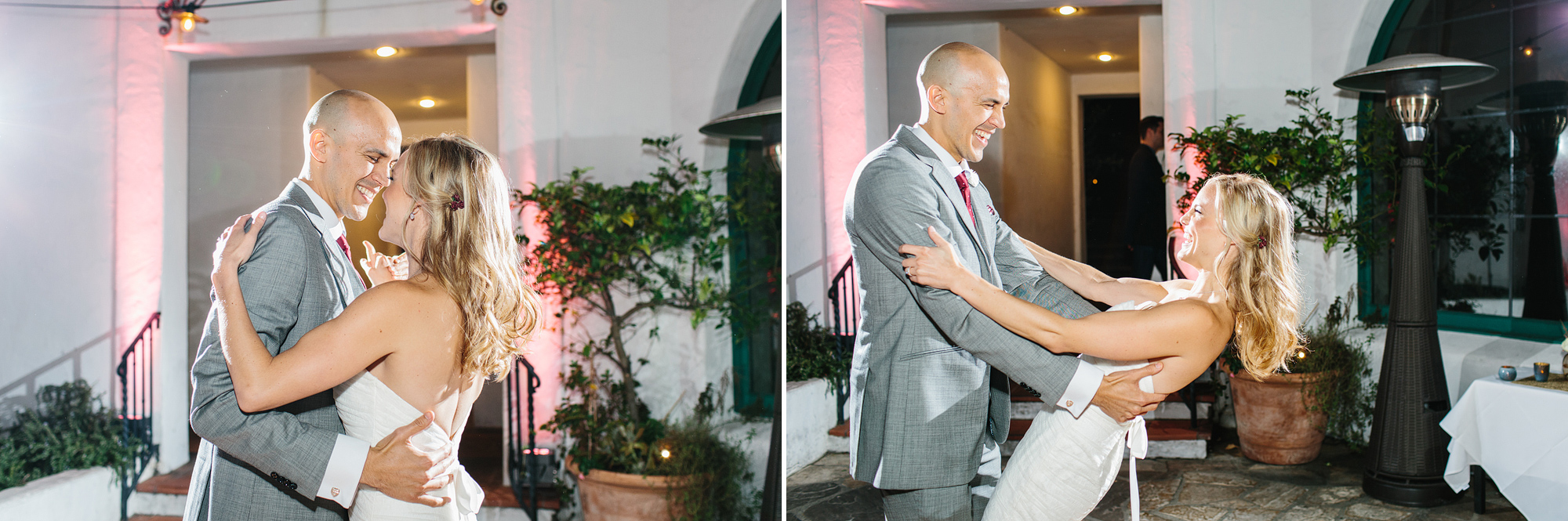 Adorable moments during the first dance. 