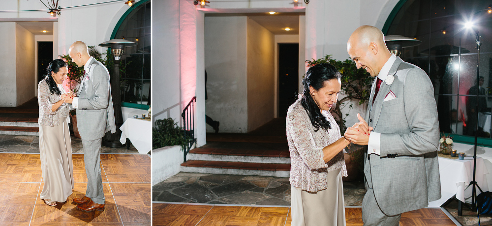 Phil also had a special mother son dance with his mom. 